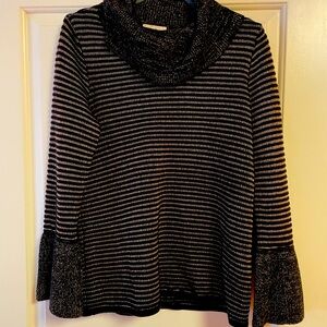 Calvin Klein Cowl Neck Sweater with Bell Sleeves